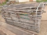 several pieces of wood are stacked on top of each other