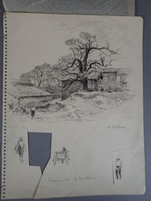 Paul Adrien BOUROUX (1878-1967), attribué à, "Vue de la Ball…