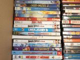 a lot of dvds in a box on the table