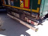 a truck that is parked on the side of the road