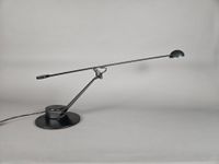 FASE Lampe de bureau à balancier en métal laqué noir (photo 2)