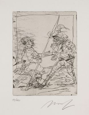 une image représentant un dessin d'un homme et d'une femme sur un bateau