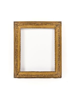 an old picture frame on a white wall with a white background