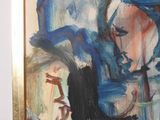 a picture of a painting on the wall of a room