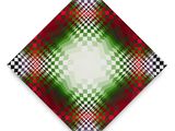 red, green, black and white checkered paper napkins