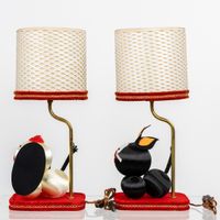 Une paire de lampes de chevet du milieu du siècle pour une c… (photo 6)