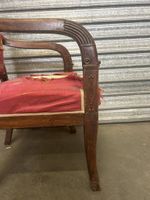 Deux fauteuils en acajou de style et d'époque Consulat ou Em… (photo 5)
