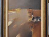 an image of a painting of a house on a beach