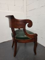 Fauteuil à dossier gondole en acajou mouluré, assise garnie … (photo 5)