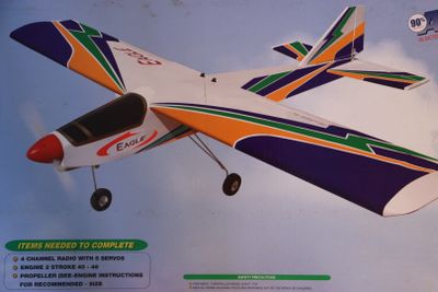 a picture of a model airplane that is in the box