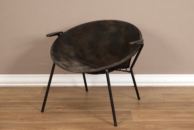 Hans Olsen (1919-1992) Fauteuil Balloon Structure en métal l…