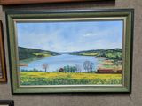 une image d'un tableau accroché au mur d'une pièce