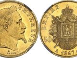a gold sovereign coin with the image of queen victoria