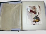 un livre ouvert sur lequel figure une femme