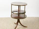 an image of a table with three tiered tables on top of it