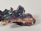 a piece of rock that has some kind of material on it