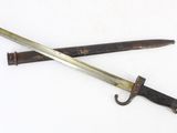 pair of two old swords on a white background