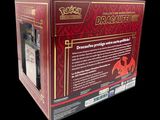 the back of a box with a red dragon on it
