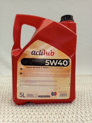Lot de 3 bidons d'huile moteur 5w40 Racing ACTICLUB