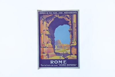 a picture of a poster on the wall of a building