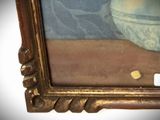 a picture of a painting of a vase and a bowl on a table