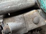 a close up of a metal object on a table