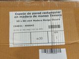 packaging of a brown box with a barcode on the side of it