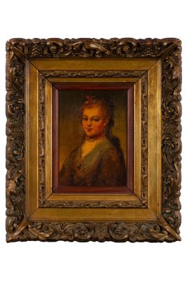 Dans le goût du XVIIIe siècle Portrait de femme