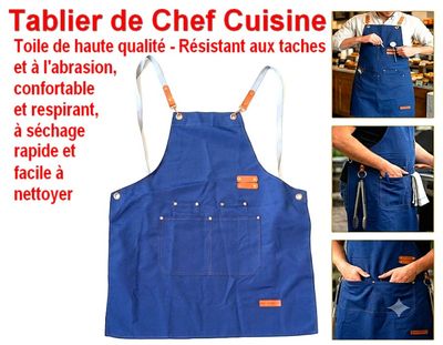 a picture of a chef ' s apron with instructions on it