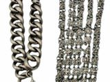 a picture of a necklace and a bracelet on a white background