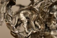 José Maria David (1944-2015) Paire de chandeliers aux animau… (photo 6)