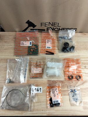 Lot de 10 pièces( joints, bouchons, rondelles, bague d'étanc…