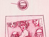 dessin représentant une femme tenant une tasse de café à la main