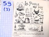 un livre sur lequel figure l'image d'un assortiment de plats