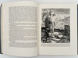 an open book with a picture of a man and a woman on it