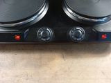 two burners that are on top of a stove