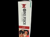 a box of one piece cereal sitting on a table