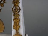 a clock that is sitting on top of a table