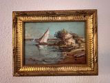 a picture of a painting hanging on the wall