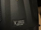an image of a close up of the back of a luggage bag