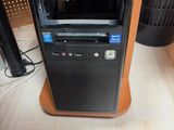 a computer that is sitting on top of a desk