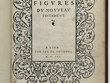 an open book with a black and white design on it