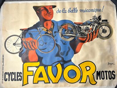 Affiche « FAVOR » Pierre BELLENGER (XX eme) "Affiches FAVOR"…