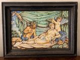 une image d'un tableau représentant une femme allongée sur un lit