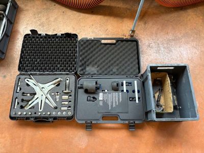 a case with tools in it sitting on a table