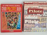 two books are sitting on a white surface one is a pilot and the other is a pilot