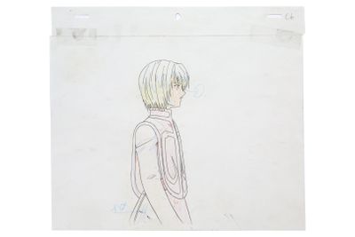 dessin représentant une personne portant un sac à dos, sur fond blanc