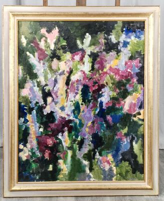 Jaap GARDENIER (né en 1930). Huile sur toile.