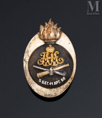 an image of a badge with a crown and two crossed swords on it
