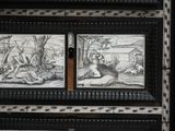 a picture of a painting on the wall of a building
